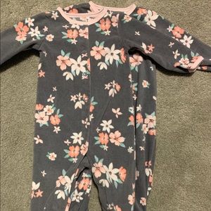 Fleece footed pajamas